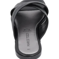 Damen Marco Tozzi Pantoletten & Badeschuhe<27171, Pantoletten, Damen, Schwarz