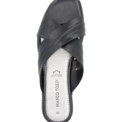 Damen Marco Tozzi Pantoletten & Badeschuhe<27171, Pantoletten, Damen, Schwarz