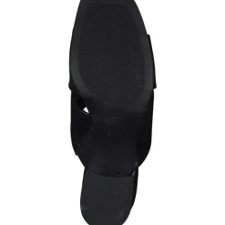 Damen Marco Tozzi Pantoletten & Badeschuhe<27206, Plateau-Pantoletten, Damen, black