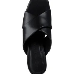 Damen Marco Tozzi Pantoletten & Badeschuhe<27206, Plateau-Pantoletten, Damen, black