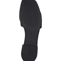 Damen Marco Tozzi Pantoletten & Badeschuhe<27100, Plateau-Pantoletten, Damen, Schwarz