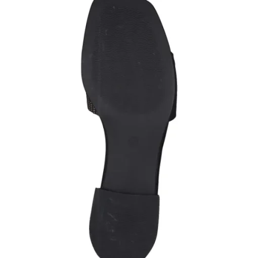Damen Marco Tozzi Pantoletten & Badeschuhe<27100, Plateau-Pantoletten, Damen, Schwarz