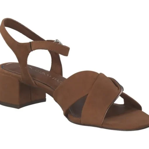 Damen Marco Tozzi Sandaletten<28040, Plateau-Sandaletten, Damen, Braun