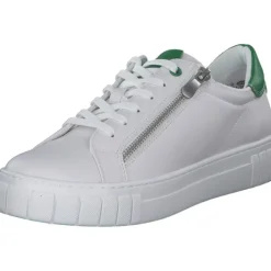 Damen Marco Tozzi Klassische- & Business Schuhe<23764, Schnürschuhe, Damen, WHITE/GREEN