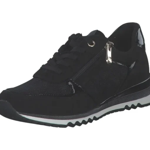 Damen Marco Tozzi Klassische- & Business Schuhe<23749, Schnürschuhe, Damen, BLACK COMB
