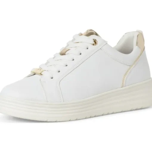 Damen Marco Tozzi Klassische- & Business Schuhe<23708-42, Schnürschuhe, Damen, WHITE COMB
