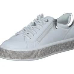Damen Marco Tozzi Klassische- & Business Schuhe<23715, Schnürschuhe, Damen, WHITE COMB