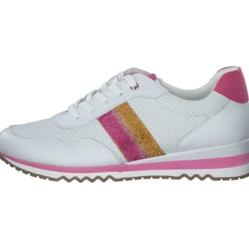 Damen Marco Tozzi Klassische- & Business Schuhe<2-23745-42/166, Schnürschuhe, Damen, WHITE/PINK