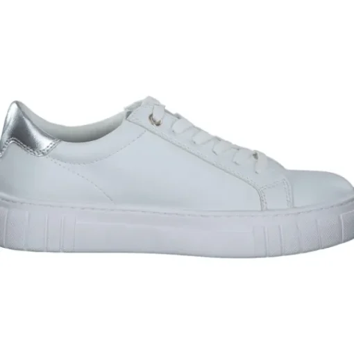 Damen Marco Tozzi Klassische- & Business Schuhe<23711-44, Schnürschuhe, Damen, white/gold