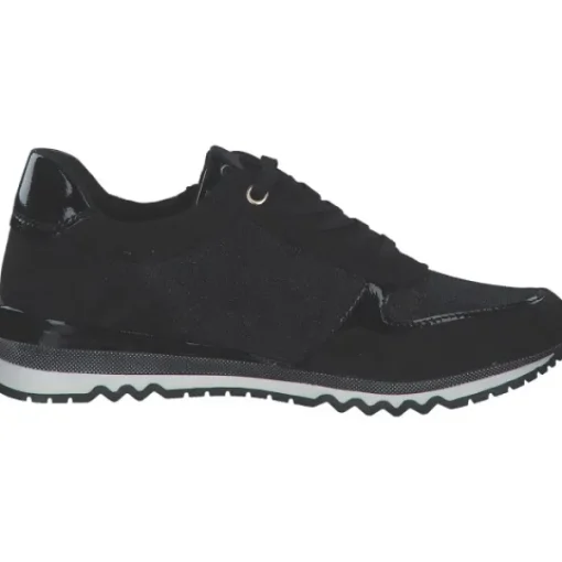 Damen Marco Tozzi Klassische- & Business Schuhe<23749, Schnürschuhe, Damen, BLACK COMB