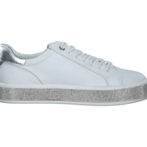 Damen Marco Tozzi Klassische- & Business Schuhe<23715, Schnürschuhe, Damen, WHITE COMB