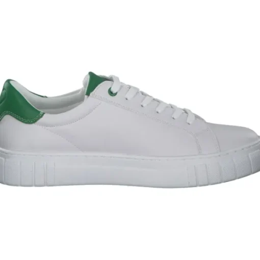 Damen Marco Tozzi Klassische- & Business Schuhe<23764, Schnürschuhe, Damen, WHITE/GREEN