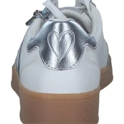 Damen Marco Tozzi Klassische- & Business Schuhe<23739-44, Schnürschuhe, Damen, WHITE/LT.BLUE COMB
