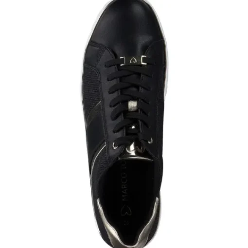 Damen Marco Tozzi Klassische- & Business Schuhe<23719, Schnürschuhe, Damen, BLACK COMB