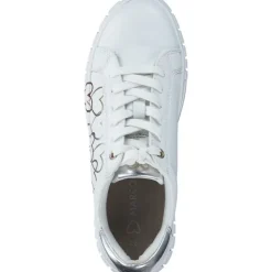Damen Marco Tozzi Klassische- & Business Schuhe<23711-44, Schnürschuhe, Damen, white/gold