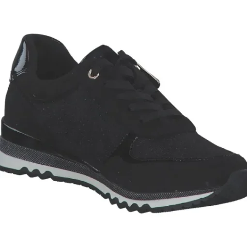Damen Marco Tozzi Klassische- & Business Schuhe<23749, Schnürschuhe, Damen, BLACK COMB