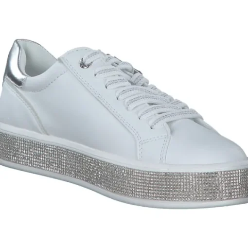 Damen Marco Tozzi Klassische- & Business Schuhe<23715, Schnürschuhe, Damen, WHITE COMB