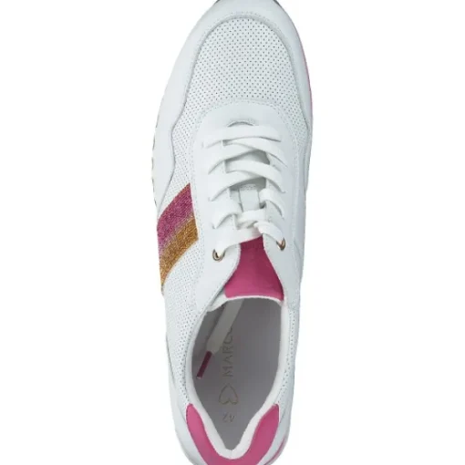 Damen Marco Tozzi Klassische- & Business Schuhe<2-23745-42/166, Schnürschuhe, Damen, WHITE/PINK