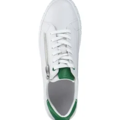 Damen Marco Tozzi Klassische- & Business Schuhe<23764, Schnürschuhe, Damen, WHITE/GREEN