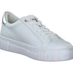 Damen Marco Tozzi Klassische- & Business Schuhe<23711-44, Schnürschuhe, Damen, white/gold