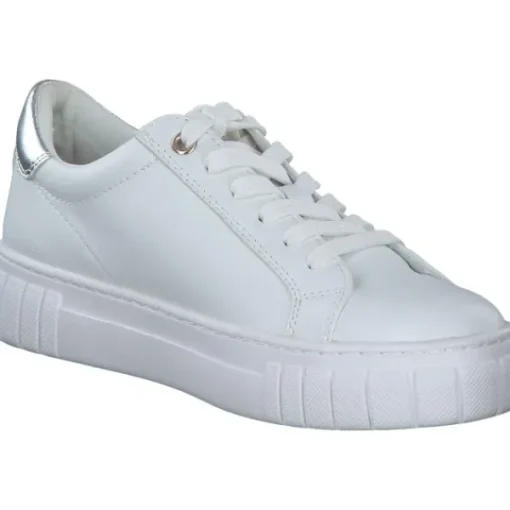 Damen Marco Tozzi Klassische- & Business Schuhe<23711-44, Schnürschuhe, Damen, white/gold