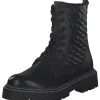 Damen Marco Tozzi Stiefel<25720, Schnürstiefeletten, Damen, Schwarz