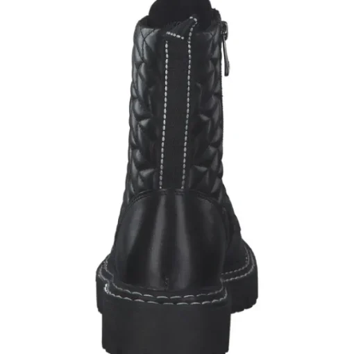 Damen Marco Tozzi Stiefel<25720, Schnürstiefeletten, Damen, Schwarz