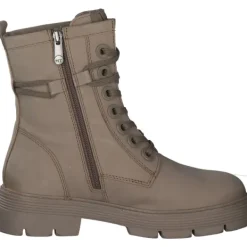 Damen Marco Tozzi Stiefel<25286, Schnürstiefeletten, Damen, Beige