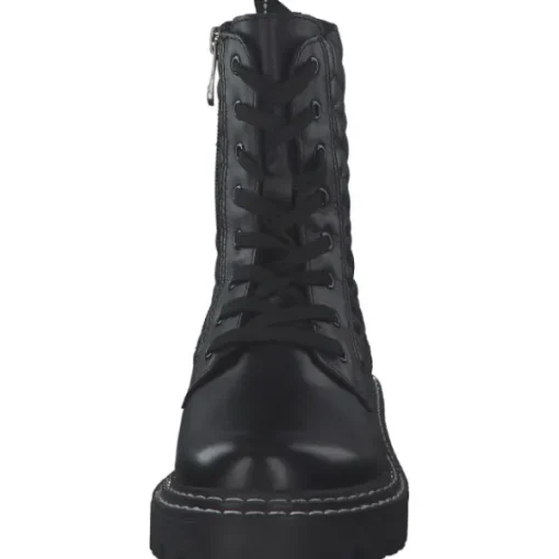 Damen Marco Tozzi Stiefel<25720, Schnürstiefeletten, Damen, Schwarz