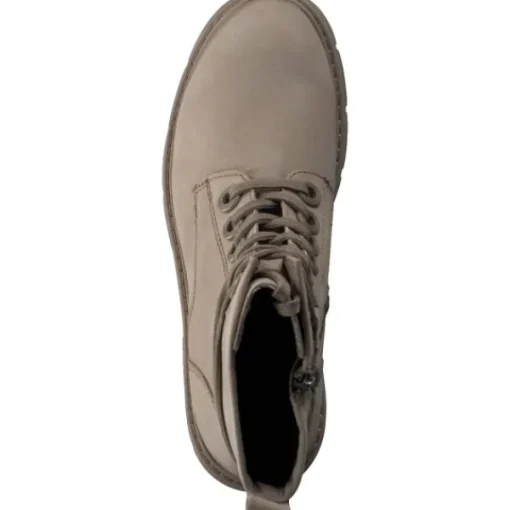 Damen Marco Tozzi Stiefel<25286, Schnürstiefeletten, Damen, Beige