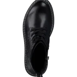 Damen Marco Tozzi Stiefel<25720, Schnürstiefeletten, Damen, Schwarz