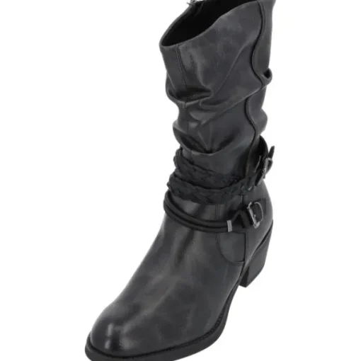 Damen Marco Tozzi Stiefel<25316, Stiefeletten, Damen, antrazit