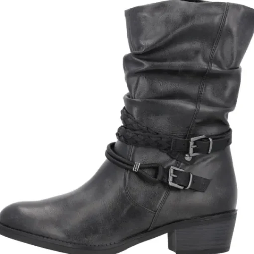 Damen Marco Tozzi Stiefel<25316, Stiefeletten, Damen, antrazit