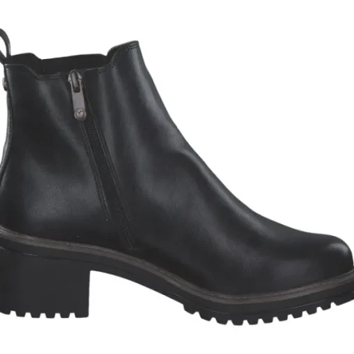 Damen Marco Tozzi Stiefel<2-25421-41/001, Stiefeletten, Damen, Schwarz (Black)