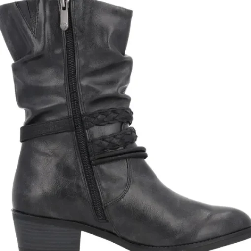 Damen Marco Tozzi Stiefel<25316, Stiefeletten, Damen, antrazit