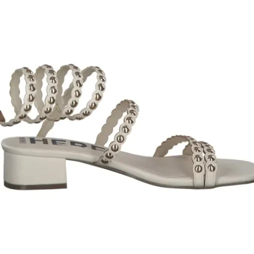 Damen Menbur Sandaletten<24704, Keilsandaletten, Damen, white (beige)