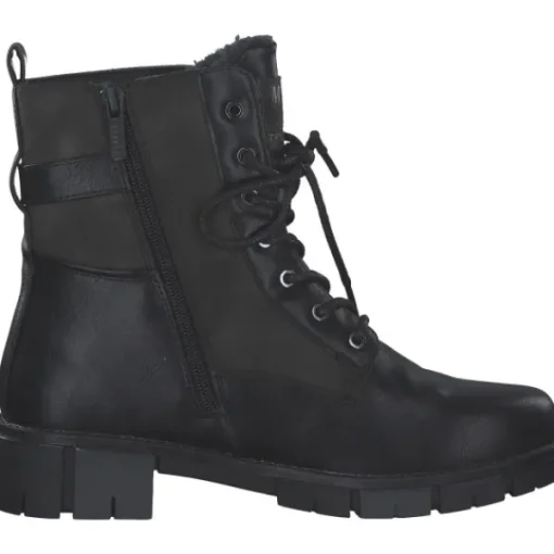 Damen Mustang Stiefel<1443601-9, Schnürstiefel, Damen, Schwarz