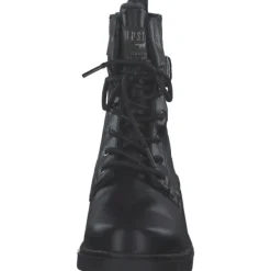 Damen Mustang Stiefel<1443601-9, Schnürstiefel, Damen, Schwarz