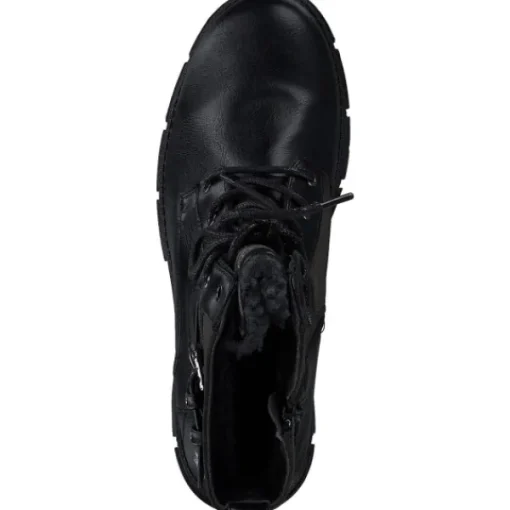 Damen Mustang Stiefel<1443601-9, Schnürstiefel, Damen, Schwarz