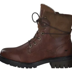 Damen Mustang Stiefel<1397602, Schnürstiefeletten, Damen, Cognac