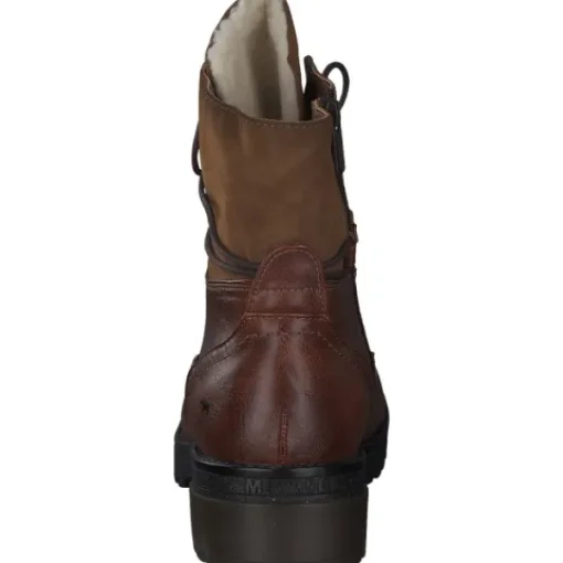 Damen Mustang Stiefel<1397602, Schnürstiefeletten, Damen, Cognac