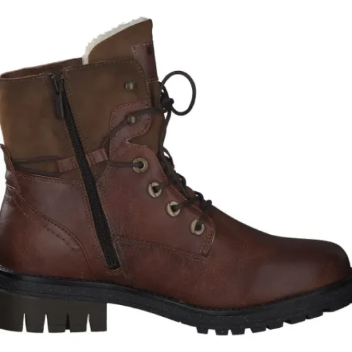 Damen Mustang Stiefel<1397602, Schnürstiefeletten, Damen, Cognac