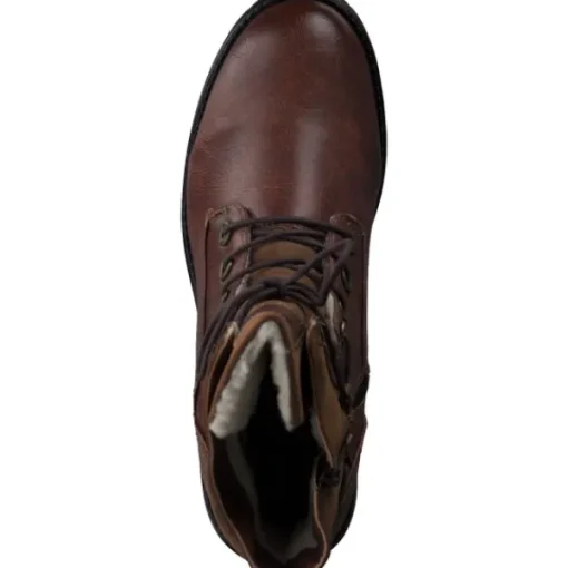 Damen Mustang Stiefel<1397602, Schnürstiefeletten, Damen, Cognac