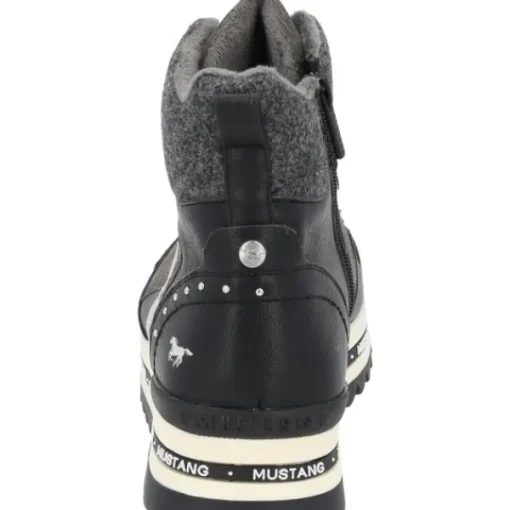 Damen Mustang Stiefel<1364505, Stiefeletten, Damen, Schwarz