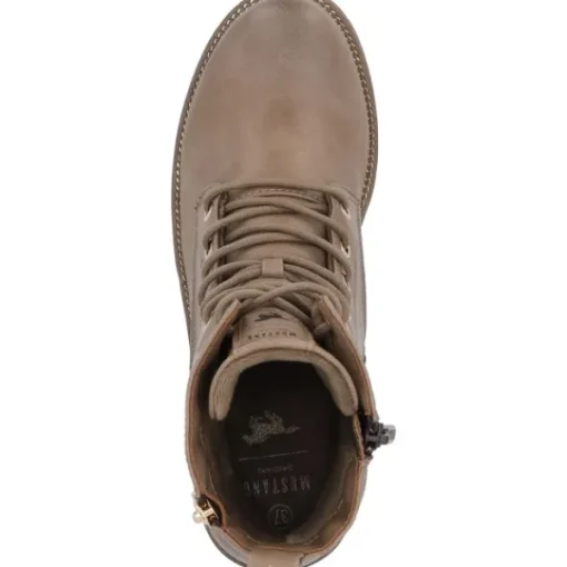 Damen Mustang Stiefel<1402502, Stiefeletten, Damen, Beige (Erde)