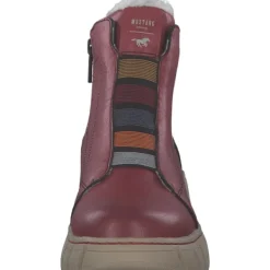 Damen Mustang Stiefel<1499606, Winterstiefeletten, Damen, Rot