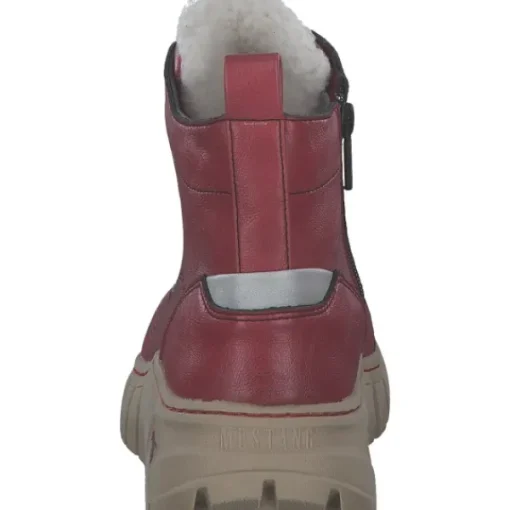 Damen Mustang Stiefel<1499606, Winterstiefeletten, Damen, Rot