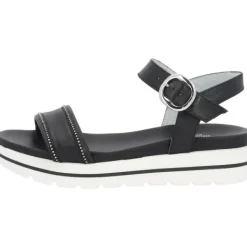 Damen NeroGiardini Sandaletten<E307812D, Keilsandaletten, Damen, Schwarz (Black)