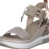 Damen NeroGiardini Sandaletten<E307750D, Plateau-Sandaletten, Damen, Beige