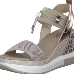 Damen NeroGiardini Sandaletten<E307750D, Plateau-Sandaletten, Damen, Beige